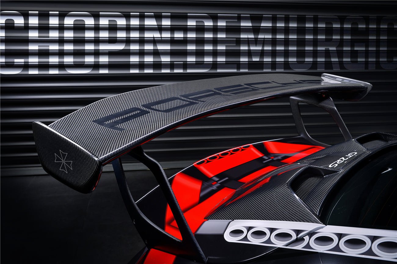 2016 - 2019 Porsche 911 991.2 Carrera & S & 4S GT2RS Style Carbon Fiber Trunk Spoiler Wing